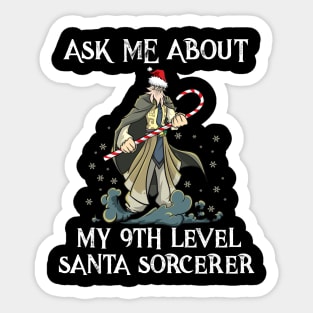 Wizard Mage Class RPG Dungeon Roleplaying Sorcerer Meme Gift Sticker